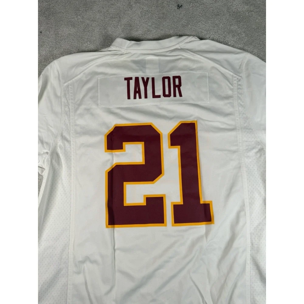 NWT Sean Taylor #21 Washington Redskins Nike On Field White NFL Jersey Mens 3XL